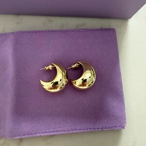 Melinda Maria “She’s So Smooth” Teardrop Hoops